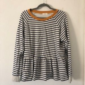 Women’s Peplum Sweatshirt Anthropologie